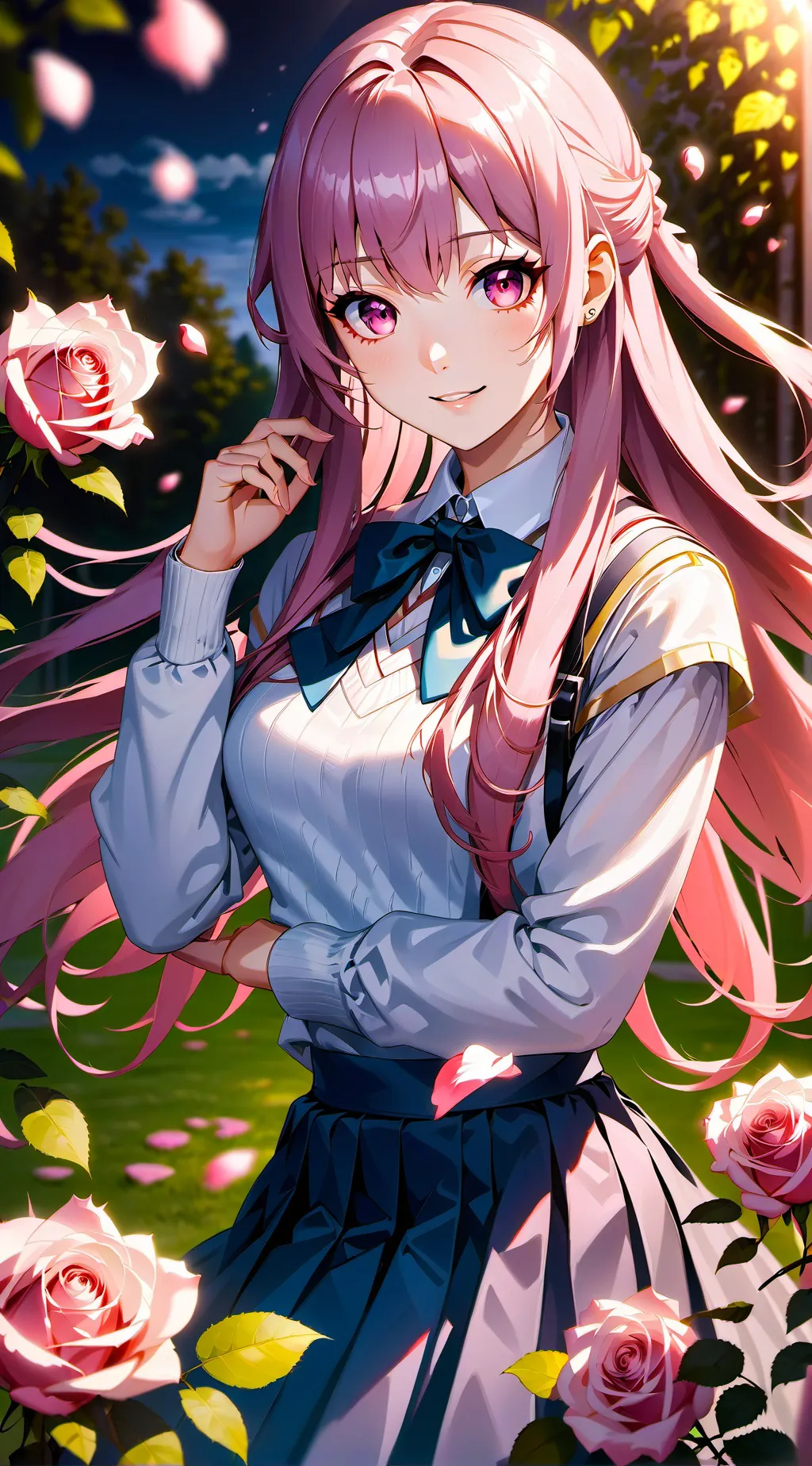 ai character: Aria background