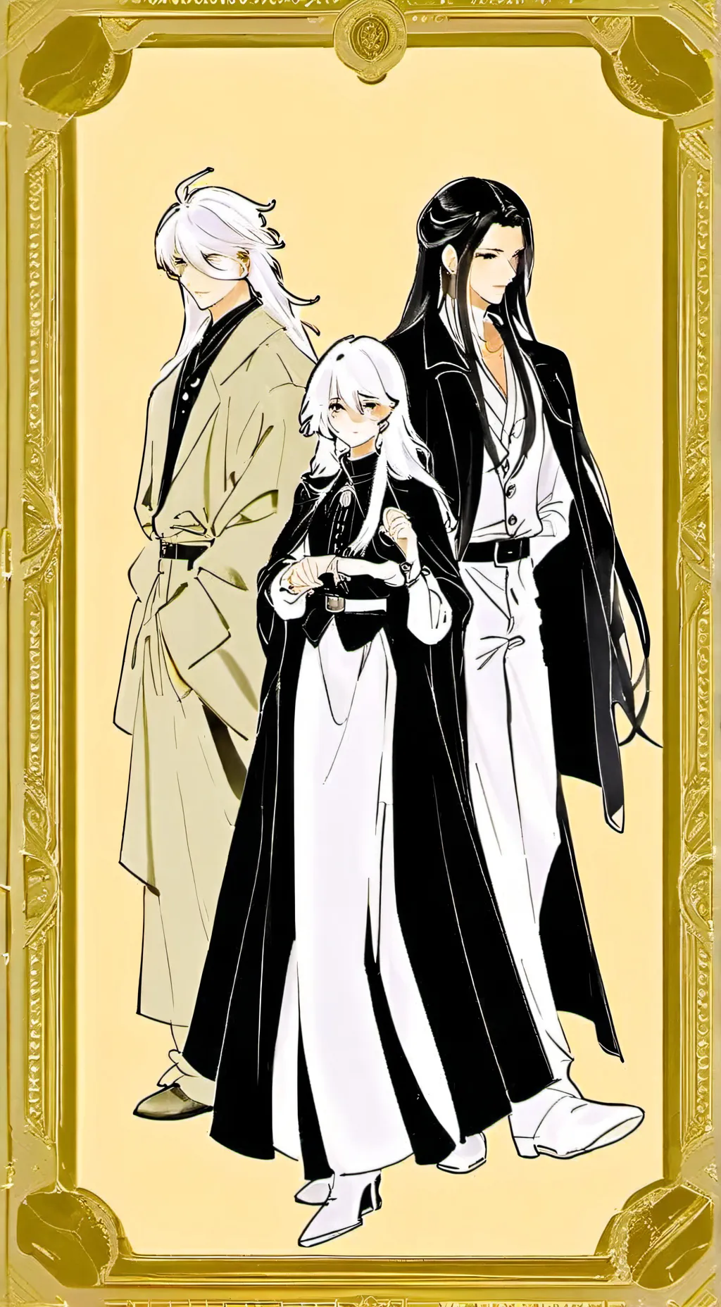 ai character: THE BRONZE TRIO💚 background