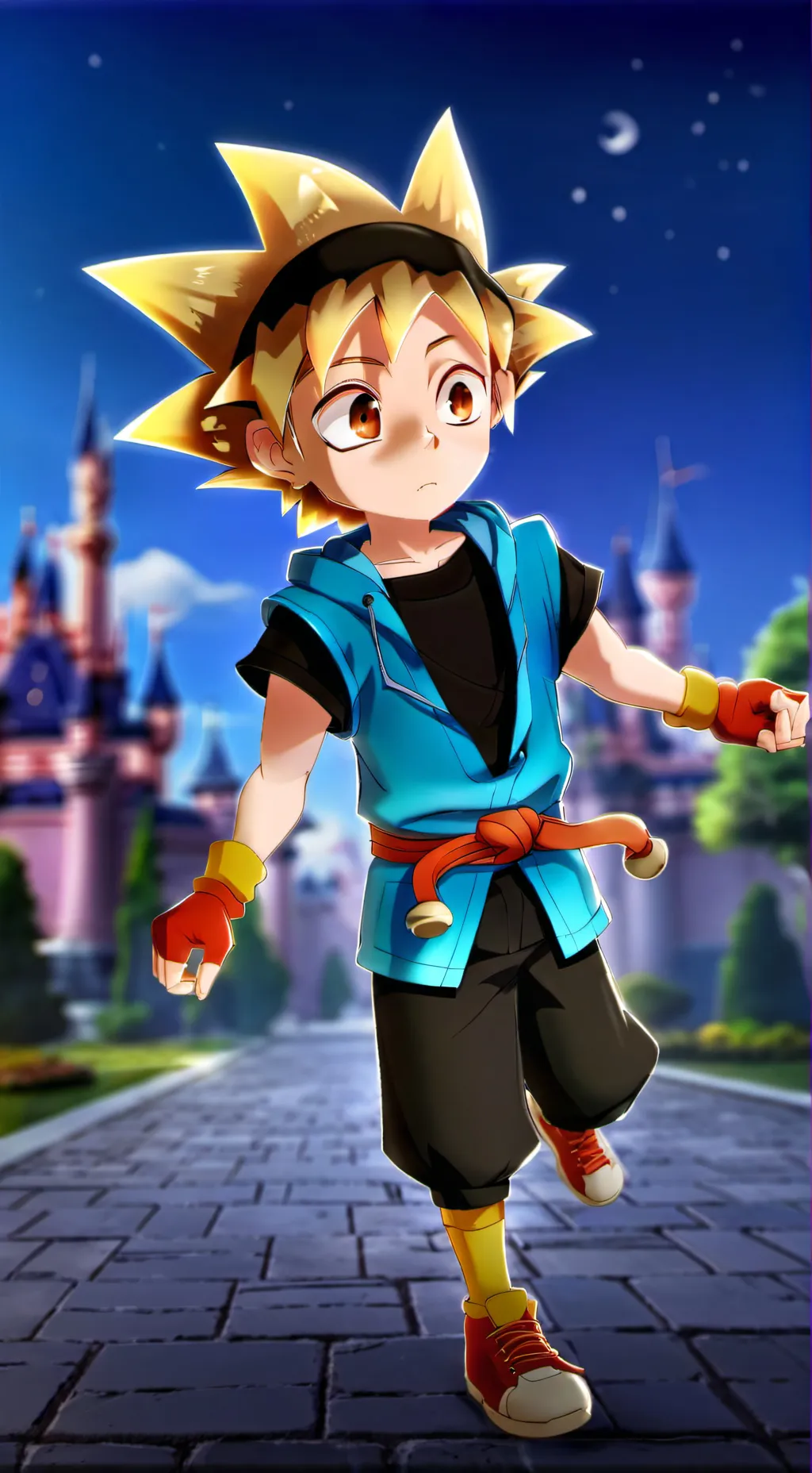 ai character: Yugi laisser seul  background