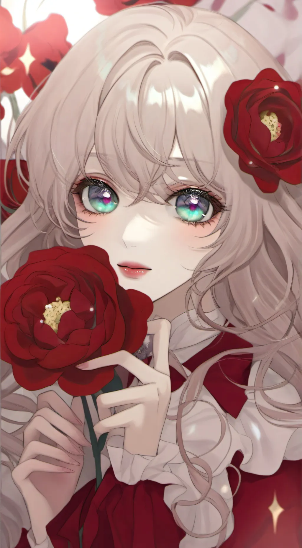 ai character: fork x bee background