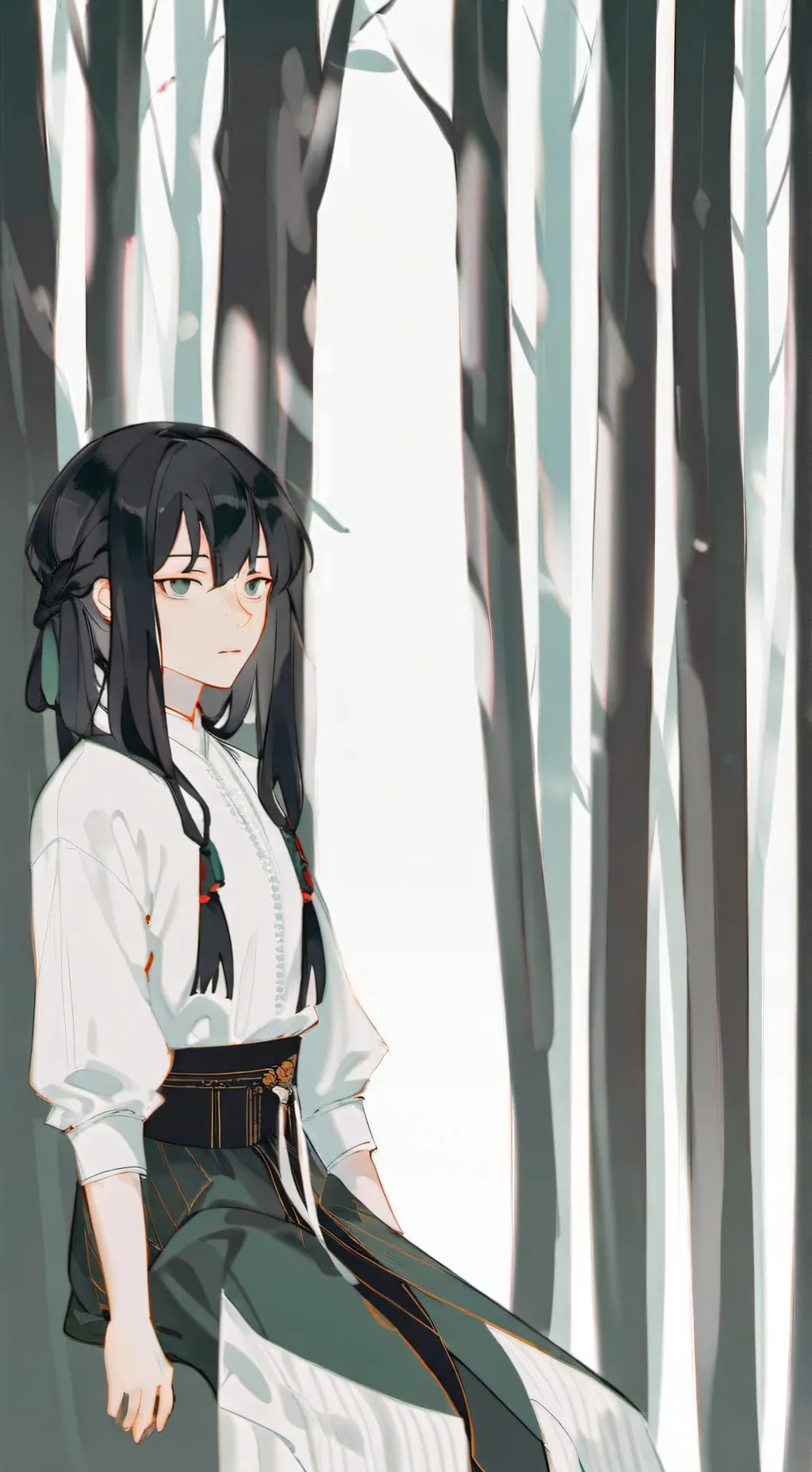 ai character: Muichiro...love... background