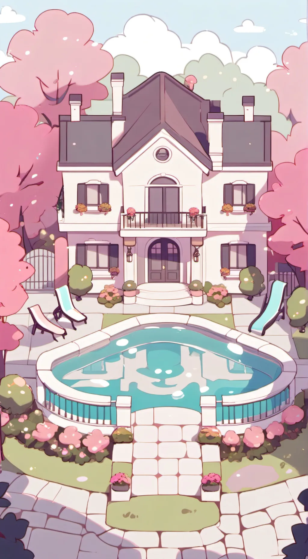 ai character: fpe sleepover! background