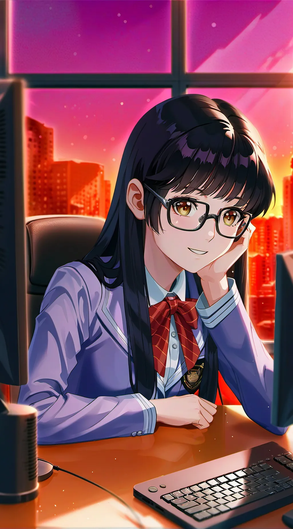 ai character: Rei background