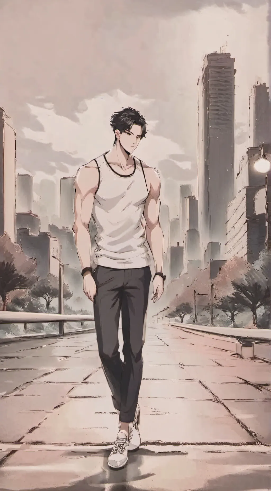 ai character: amir the food guy background