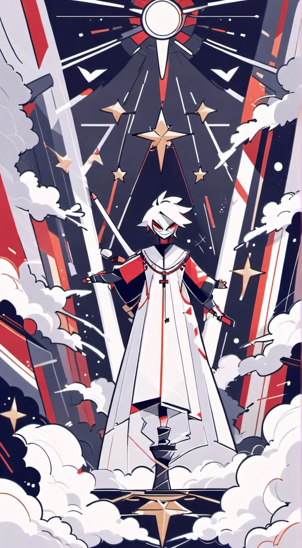 ai character: {Alastor,}  background