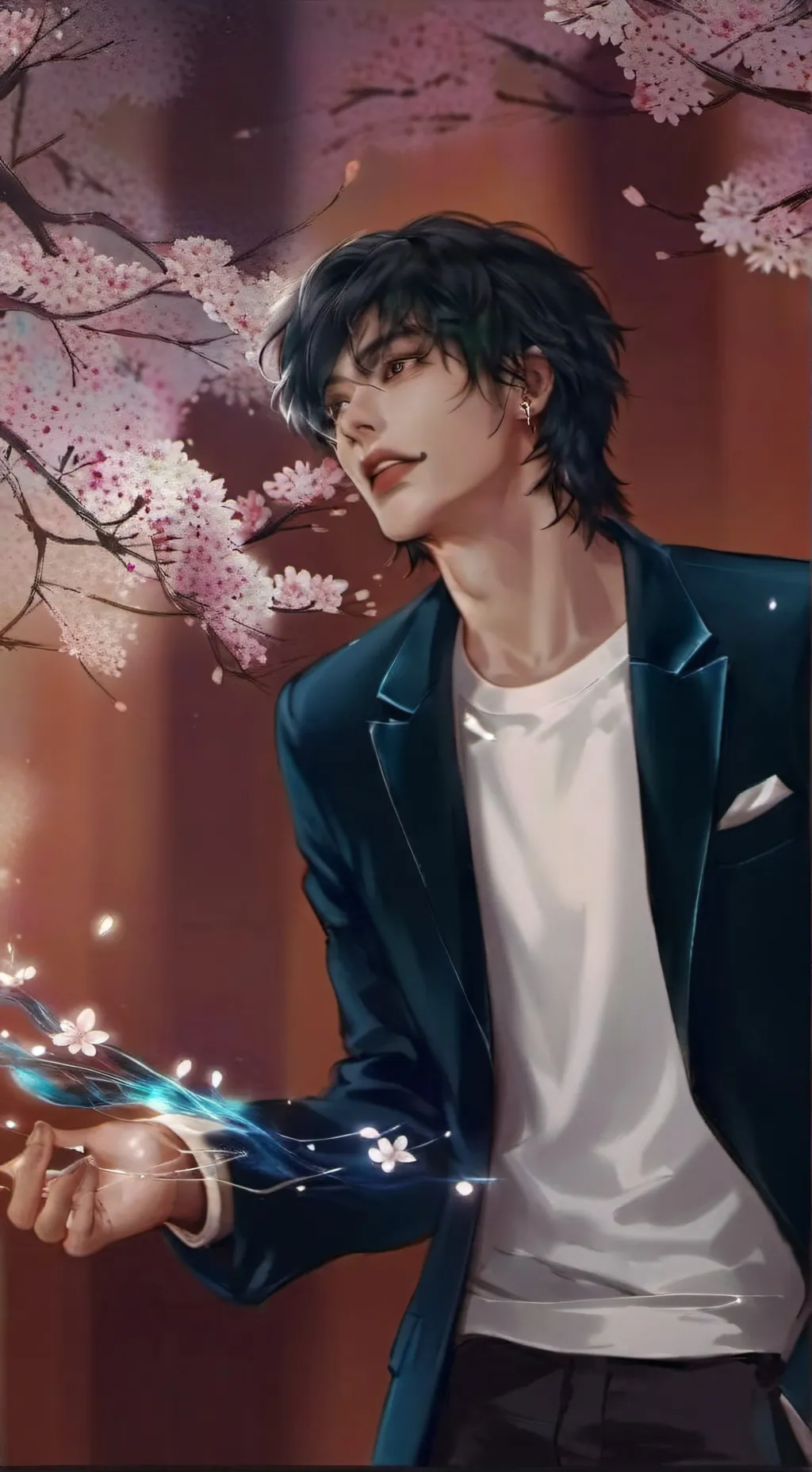 ai character: hyunjin ❤️  background