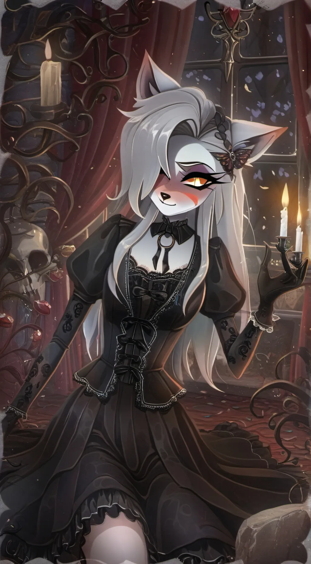 ai character: Loona background