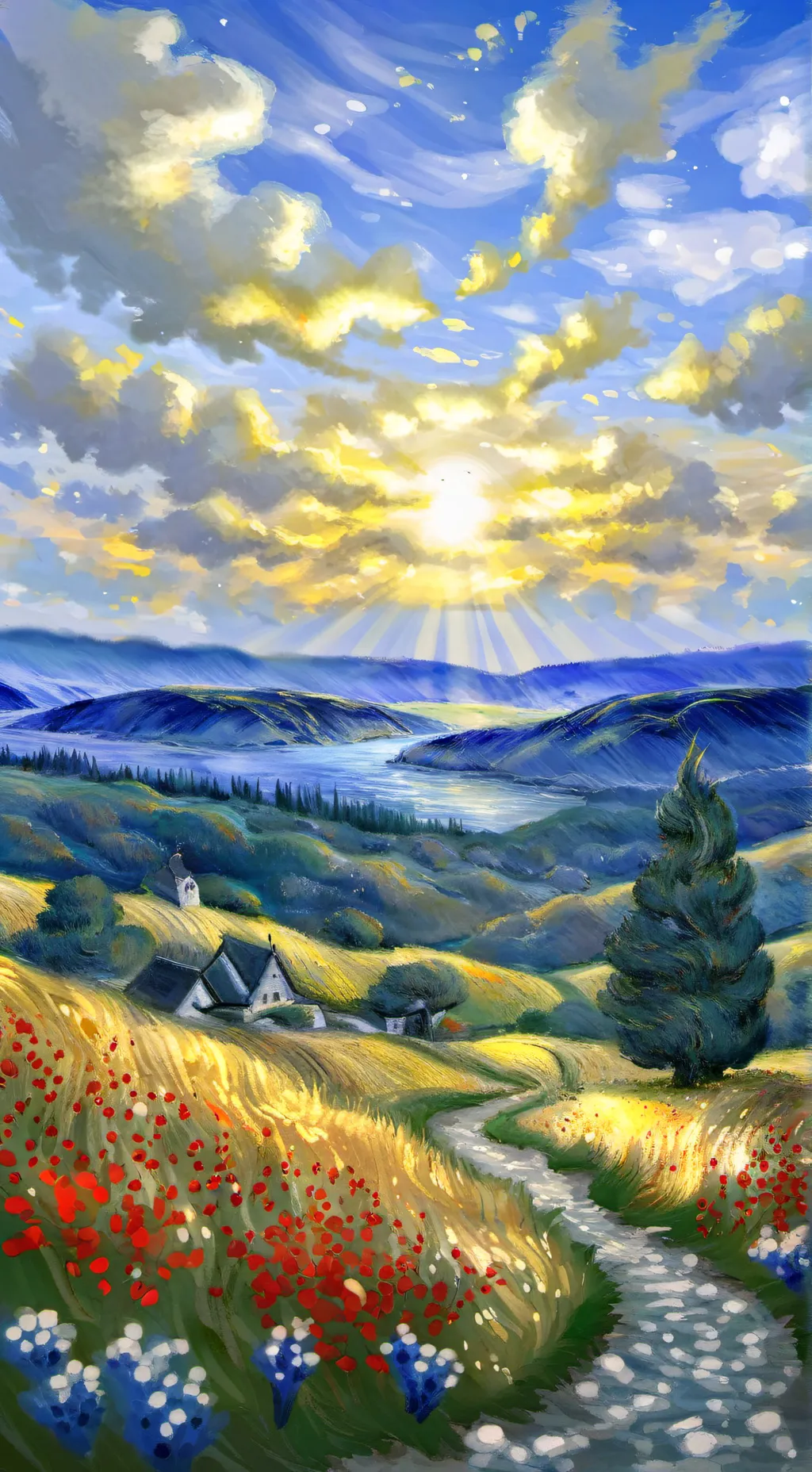 ai character: Country huamns✨ background