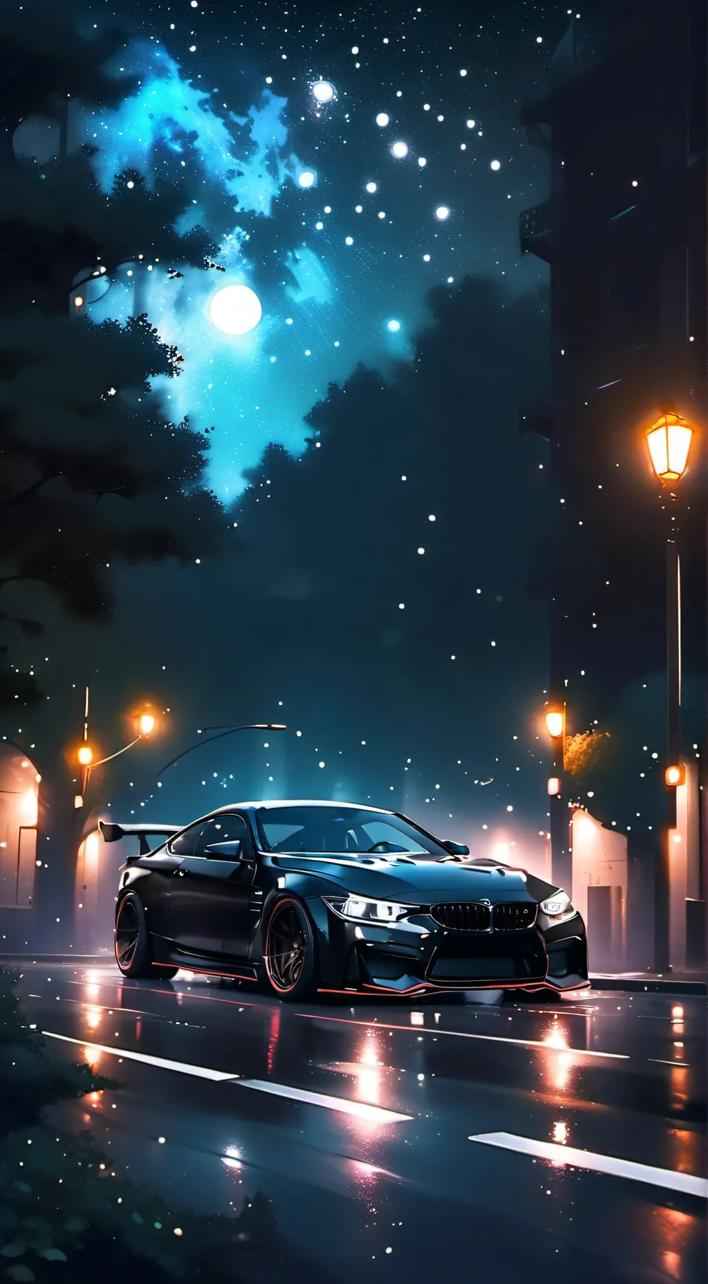 ai character: MHA car background