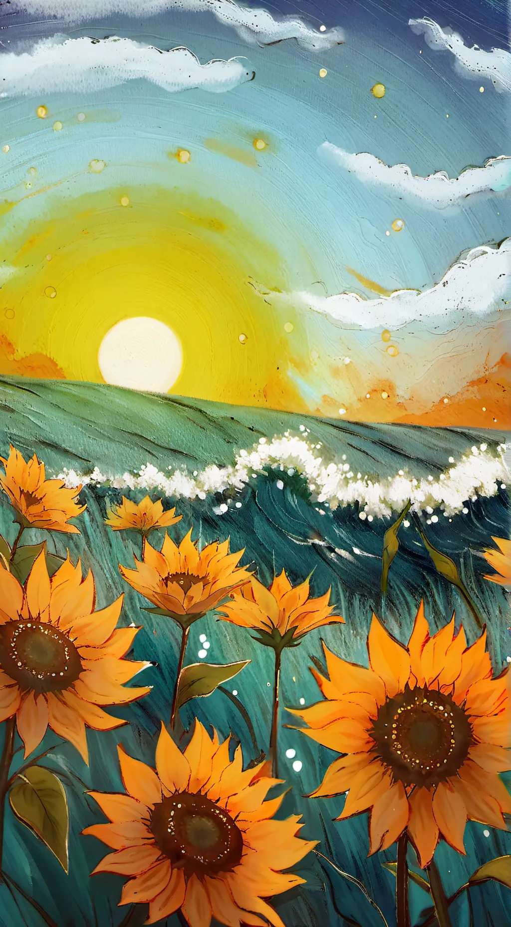 ai character: Termina con esto M background