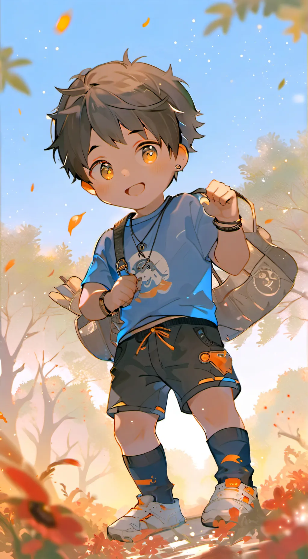 ai character: Lil bro background