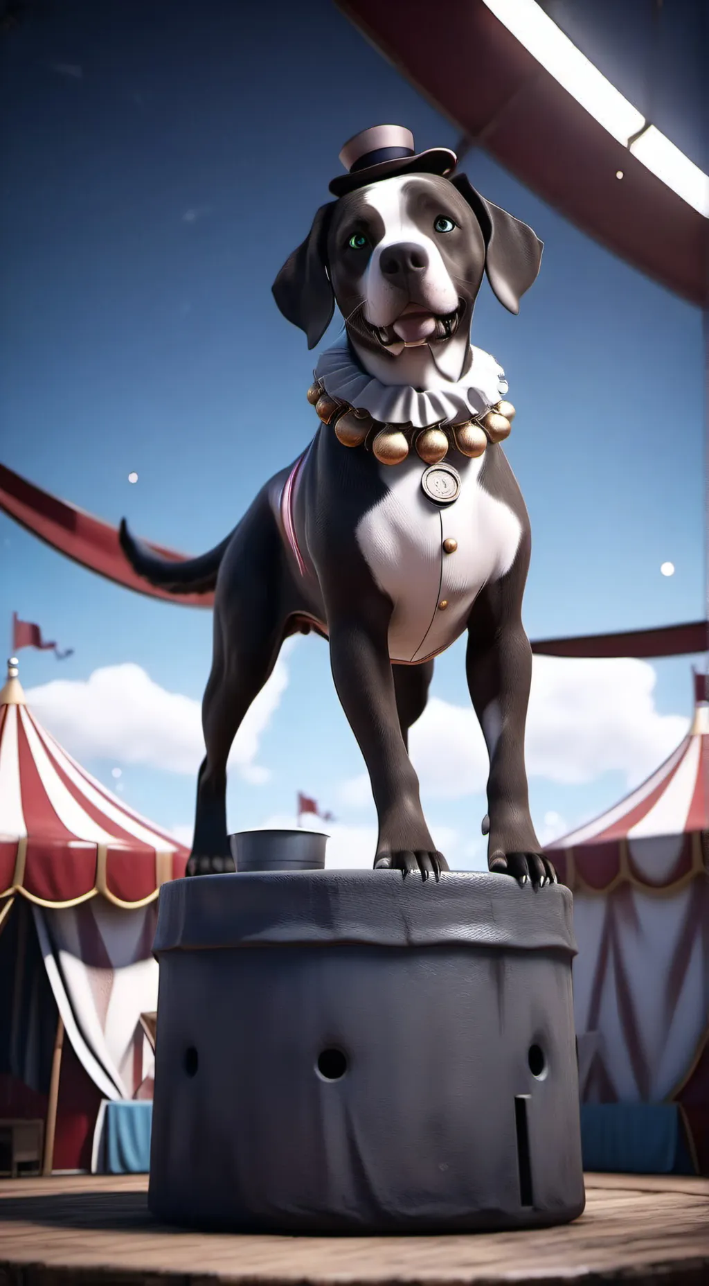 ai character: keepers(circusAU)  background