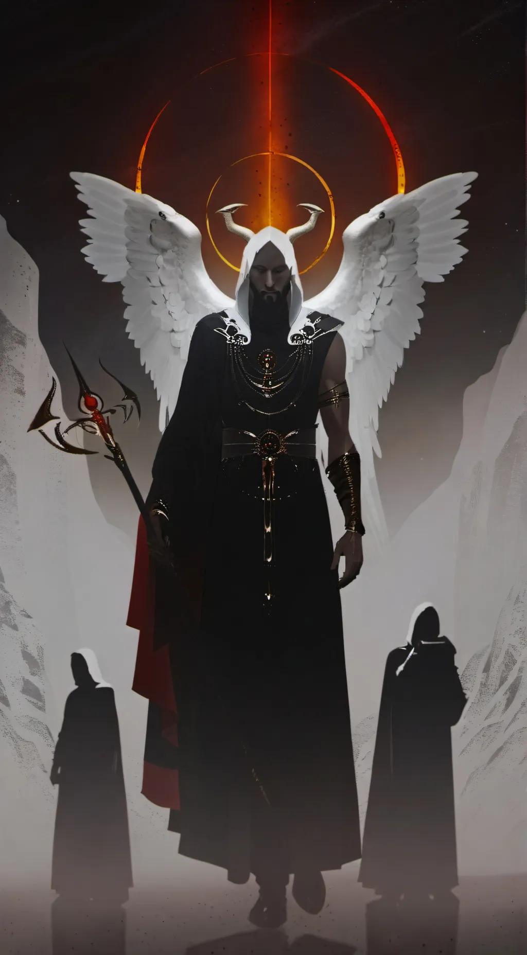 ai character: School good n evil background