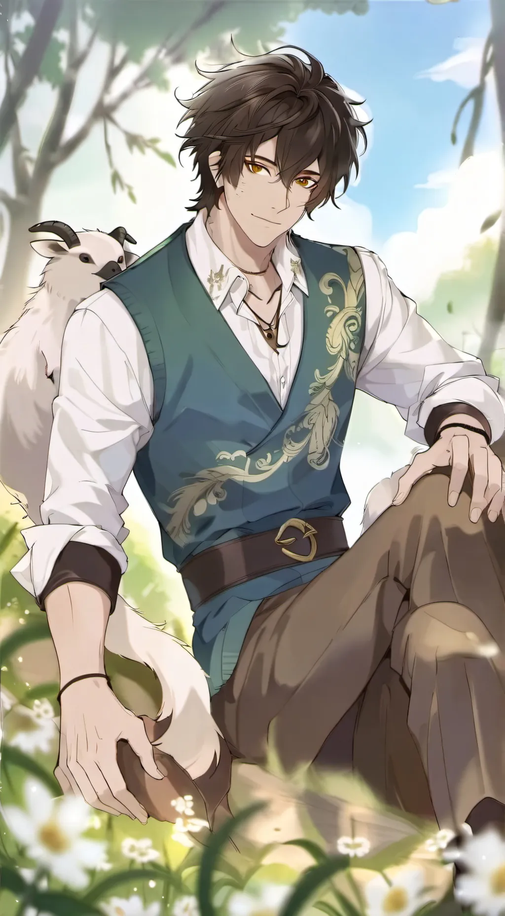 ai character: Robert Hallow background