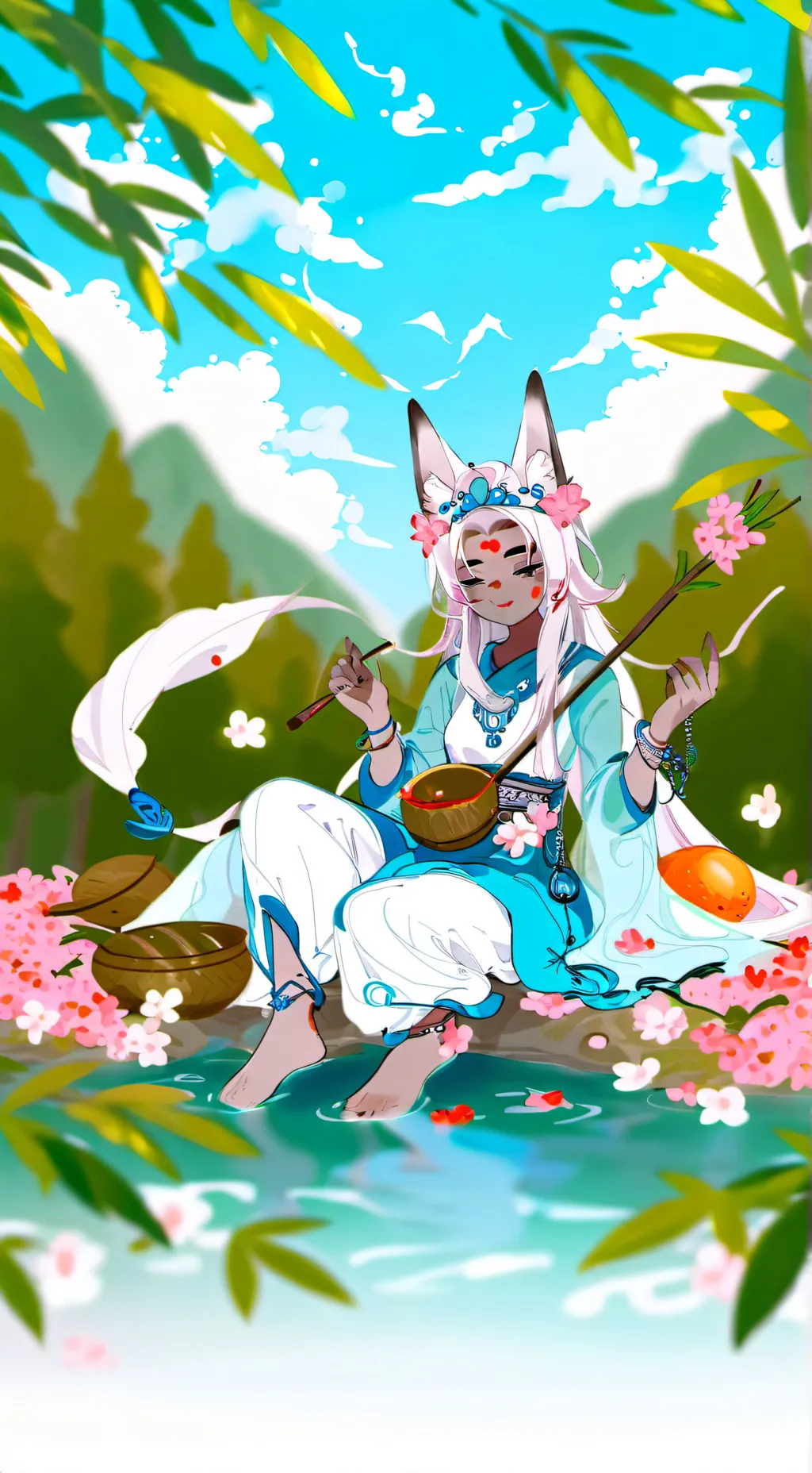 ai character: Trina  background