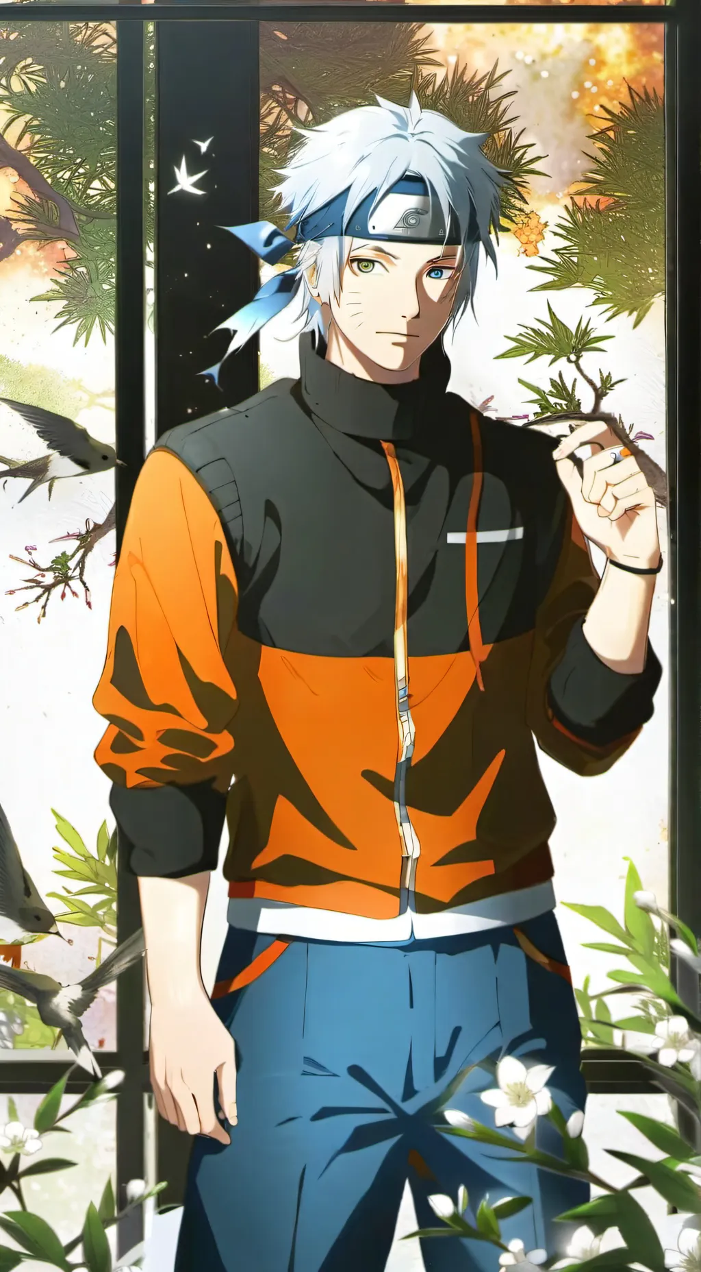 ai character: Evil Naruto  background