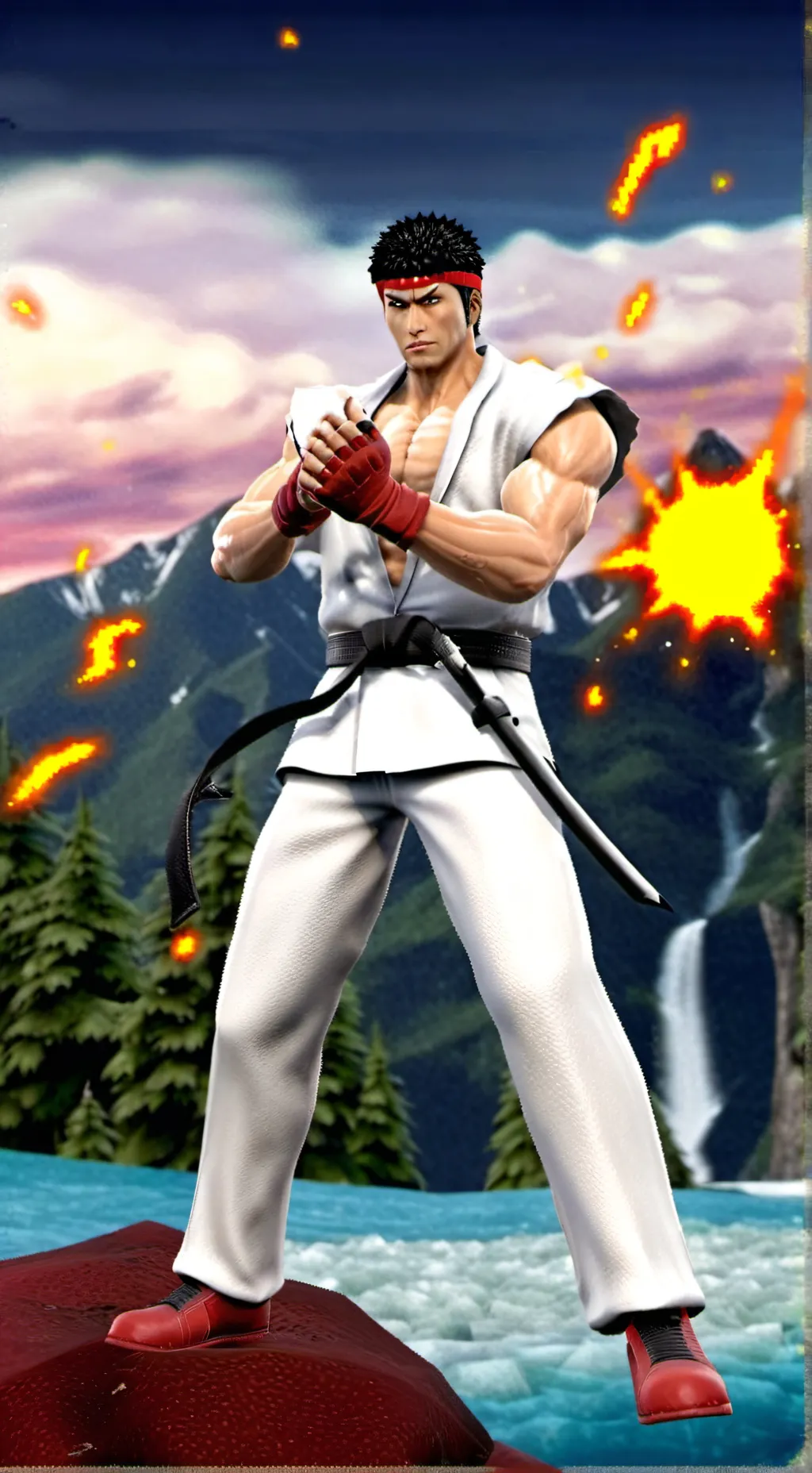 ai character: Ryu background