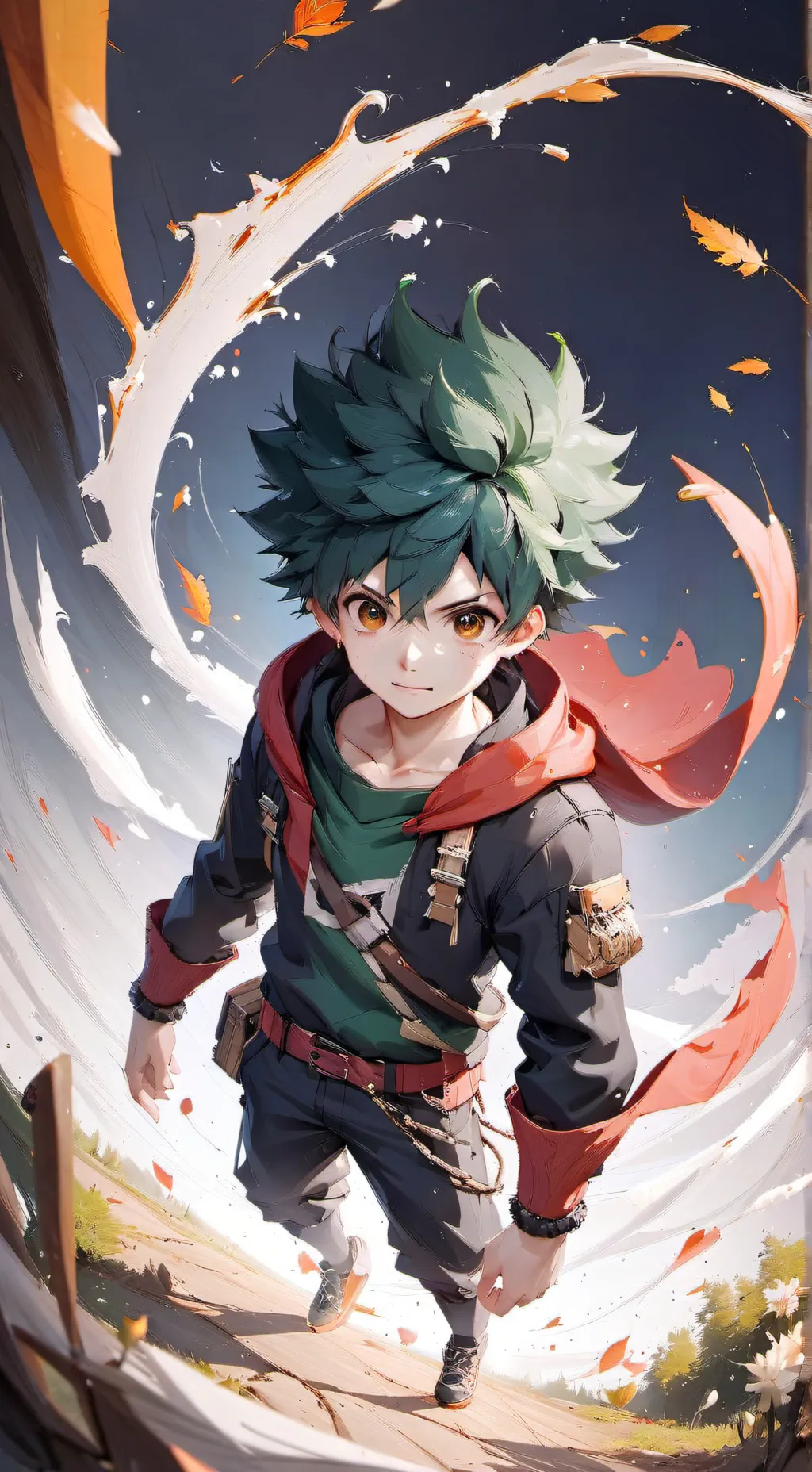 ai character: deku background