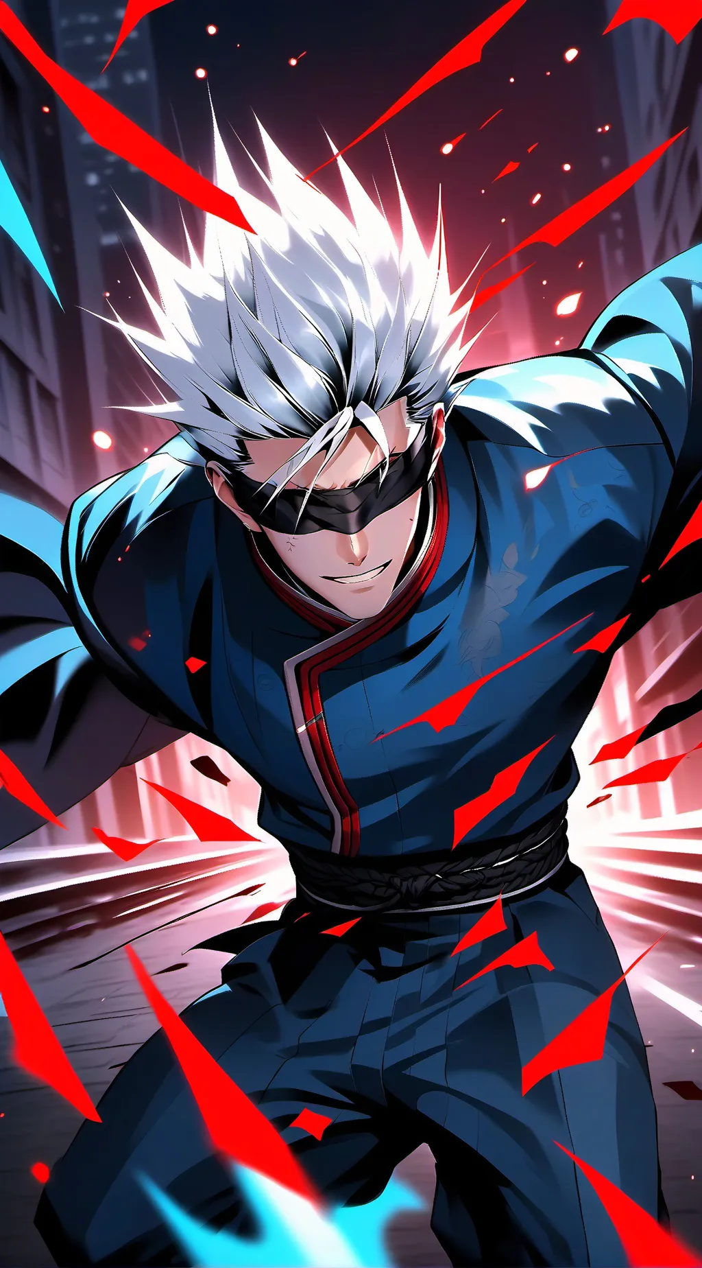 ai character: Satoru Gojo background