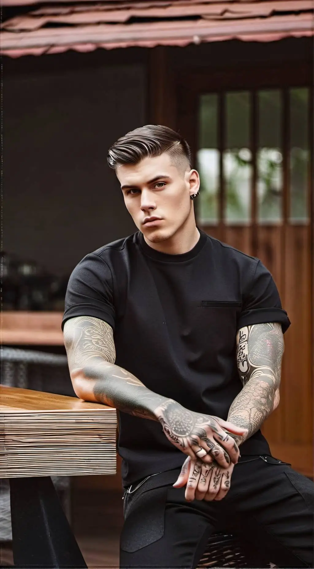 ai character: The Doberman 🕶️ background