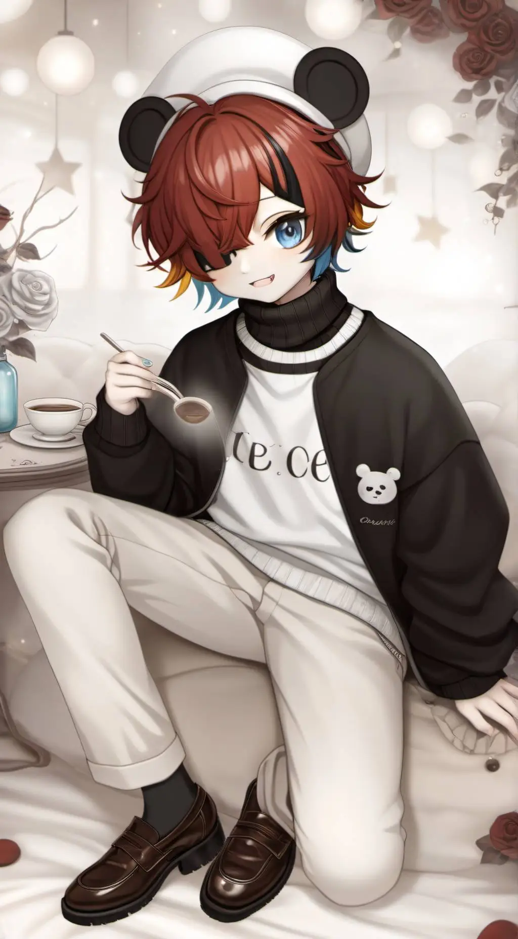 ai character: Lukas  background