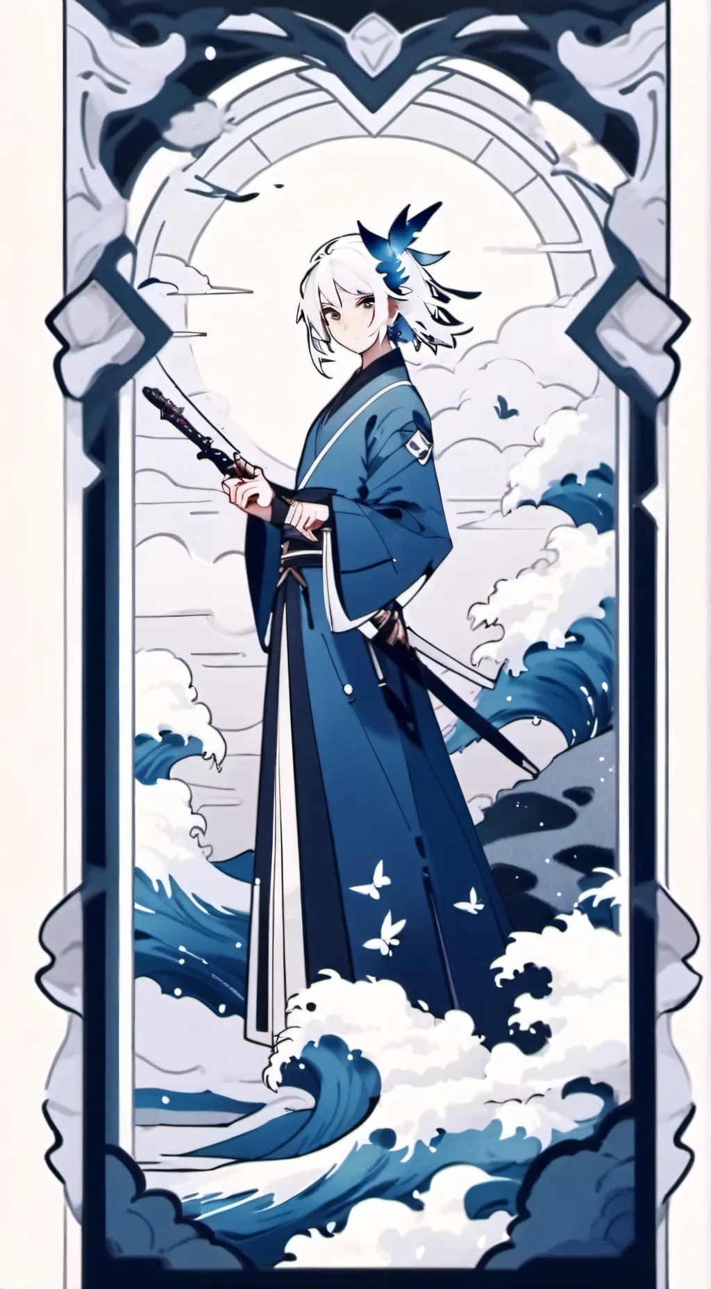 ai character: t or d cool as ice background