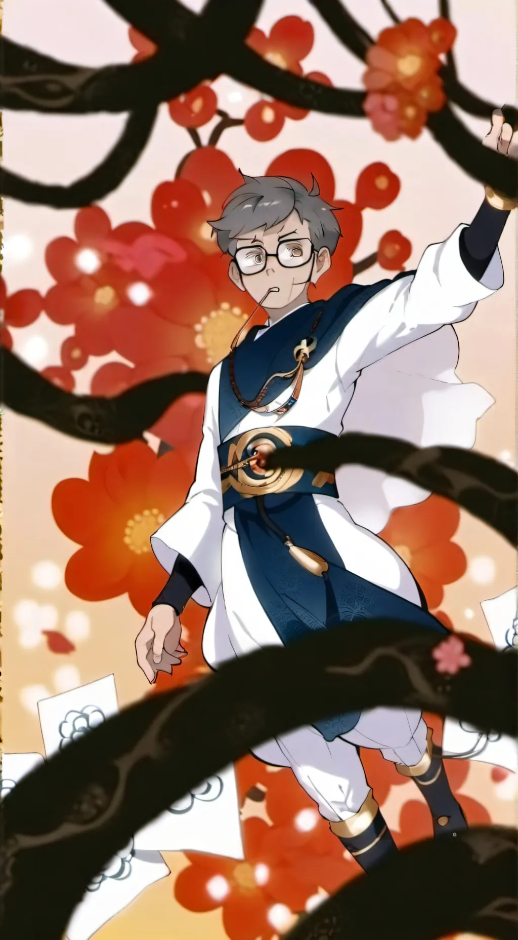 ai character: GuEsSwHoSbAcK background