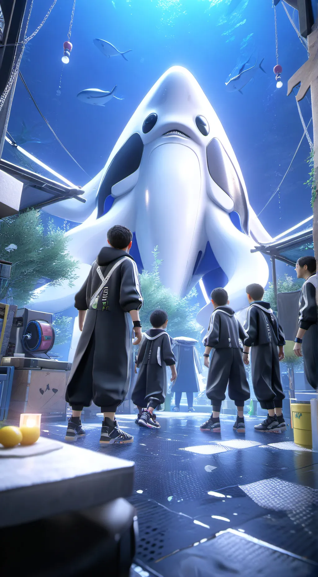 ai character: SQUID GAME 2 background