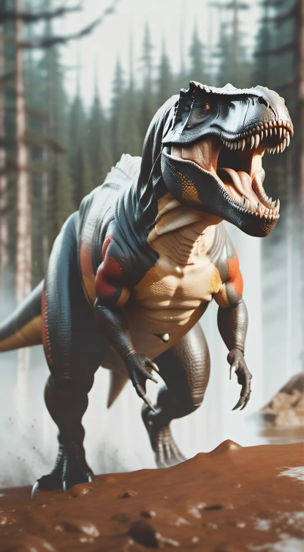 ai character: Jurrasic park background