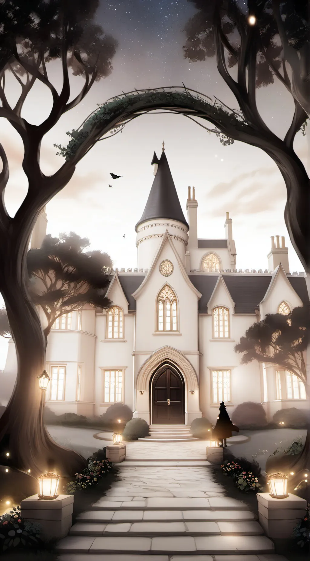 ai character: hogwarts secret  background