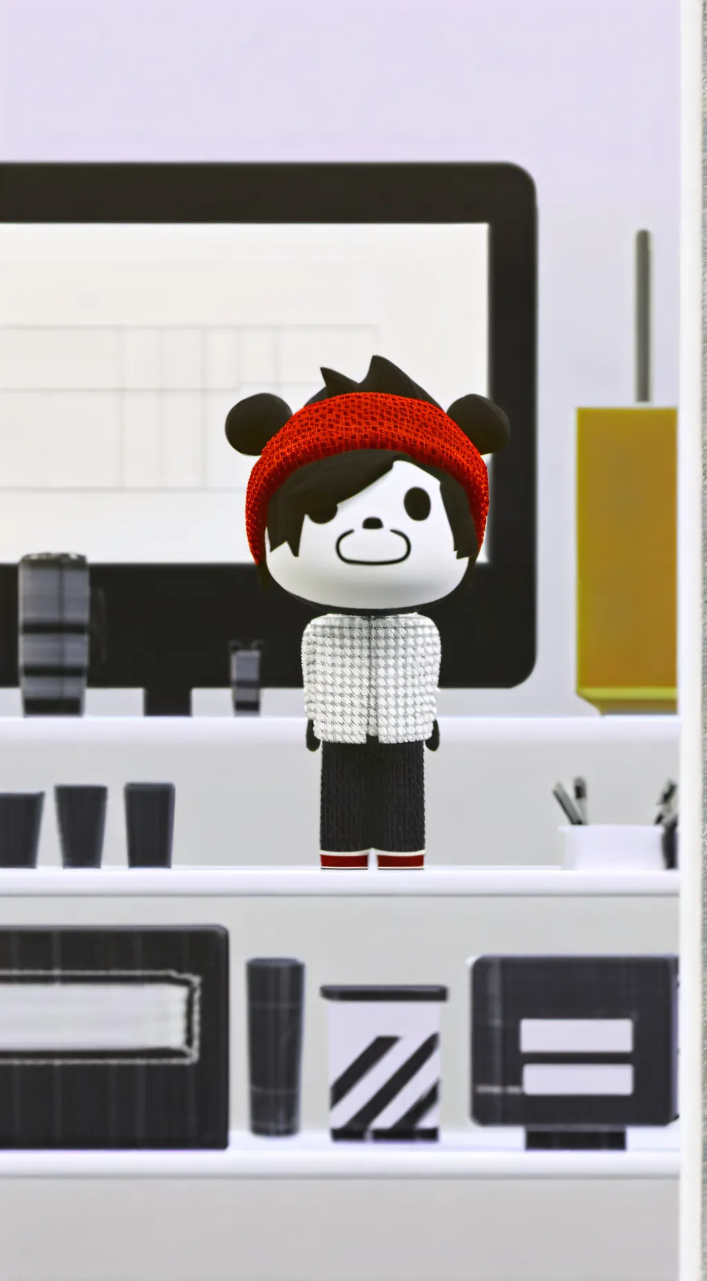 ai character: Uzi background