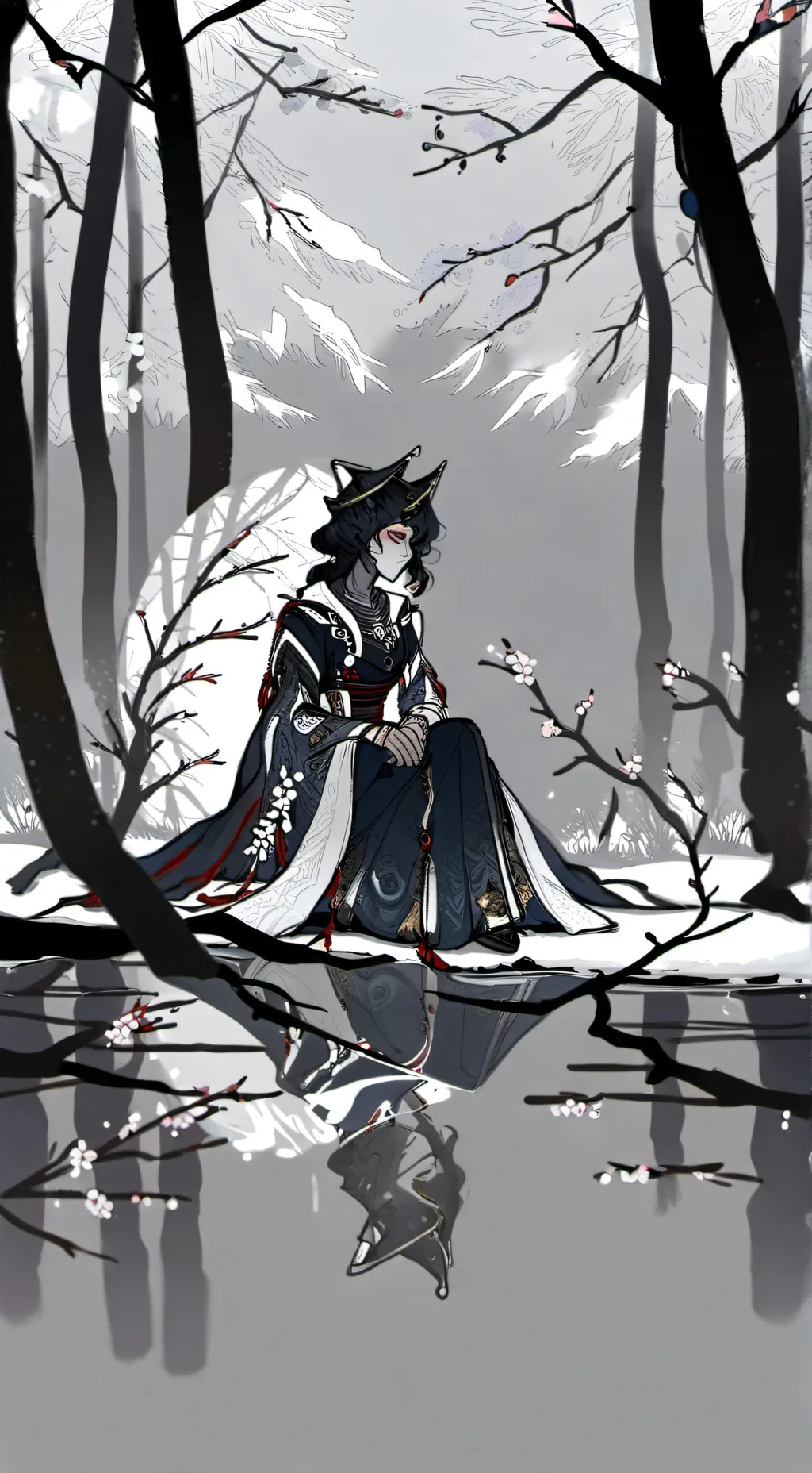 ai character: 🫧Sebastian🫧 background