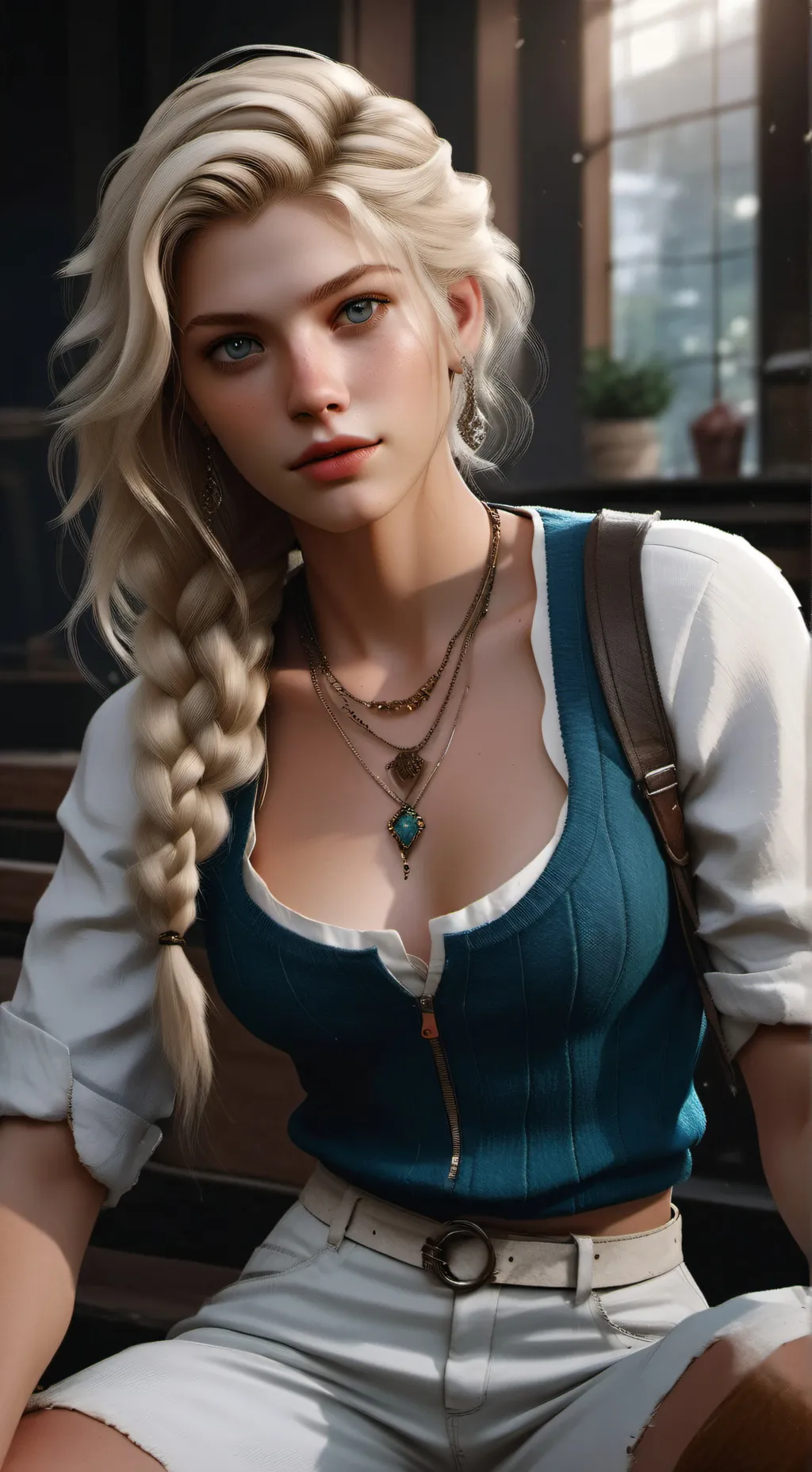 ai character: Emiliy background