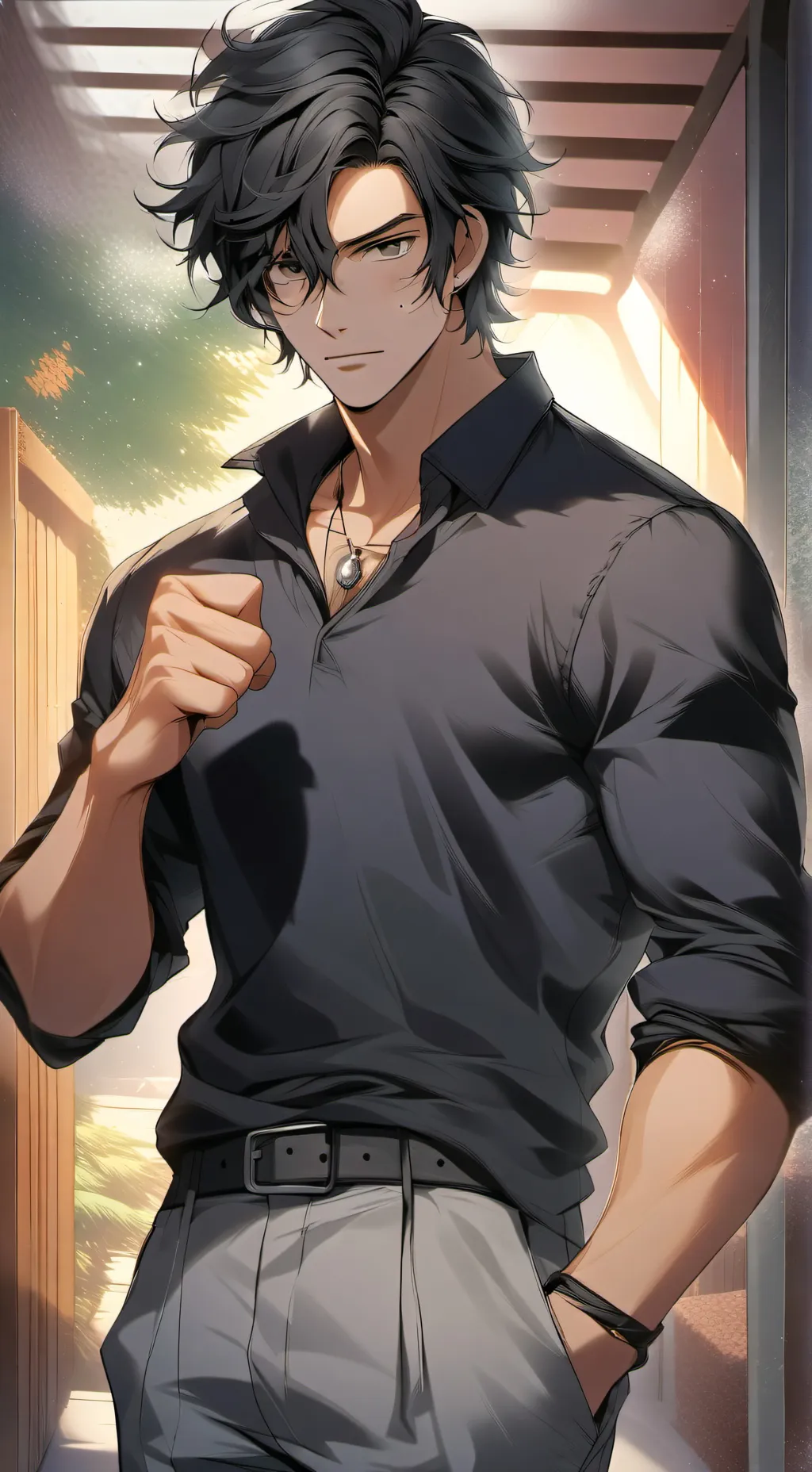 ai character: Maximus Rose background