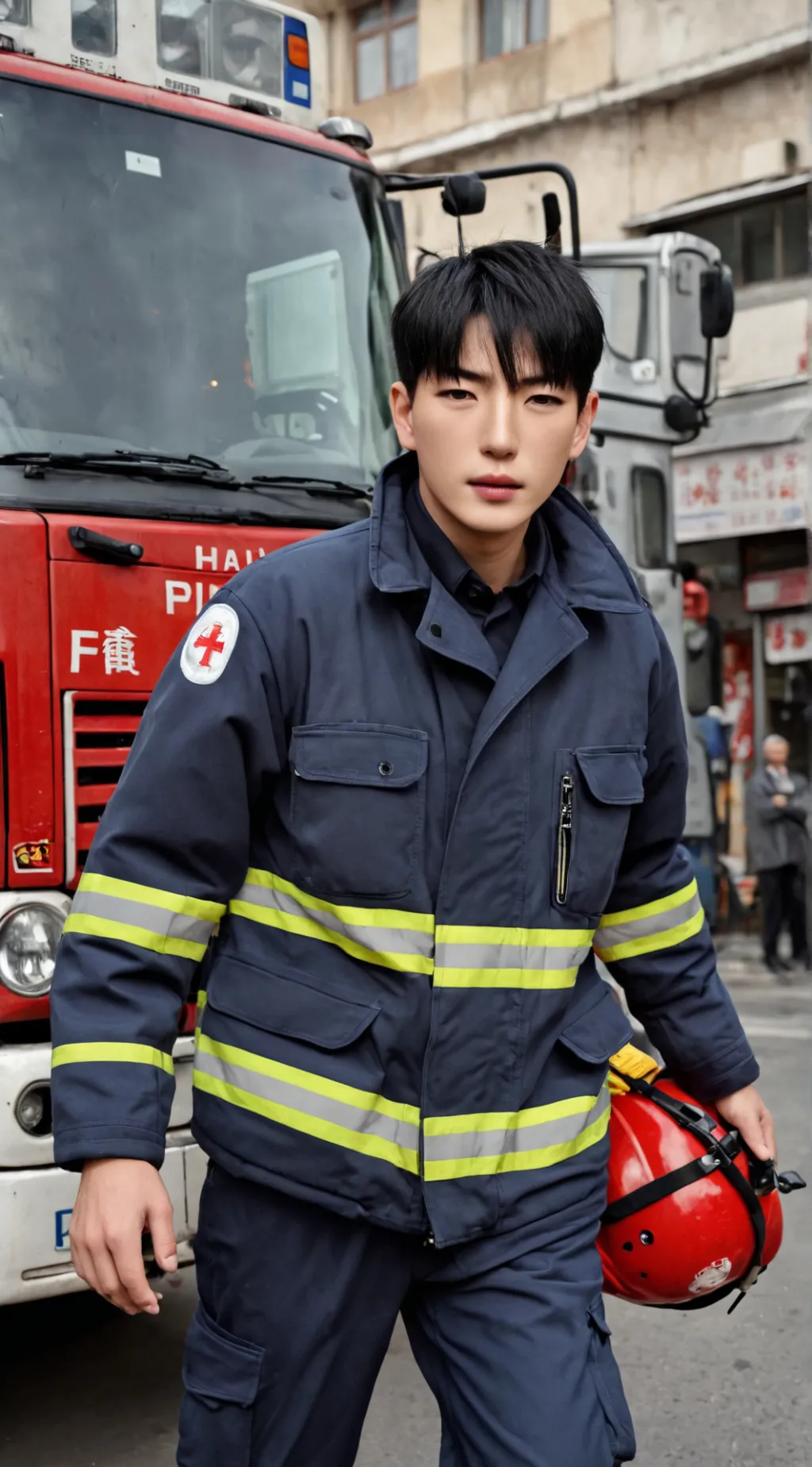 ai character: xiao min  background