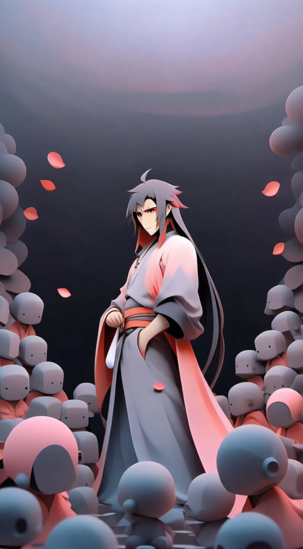 ai character: Akatsuki background