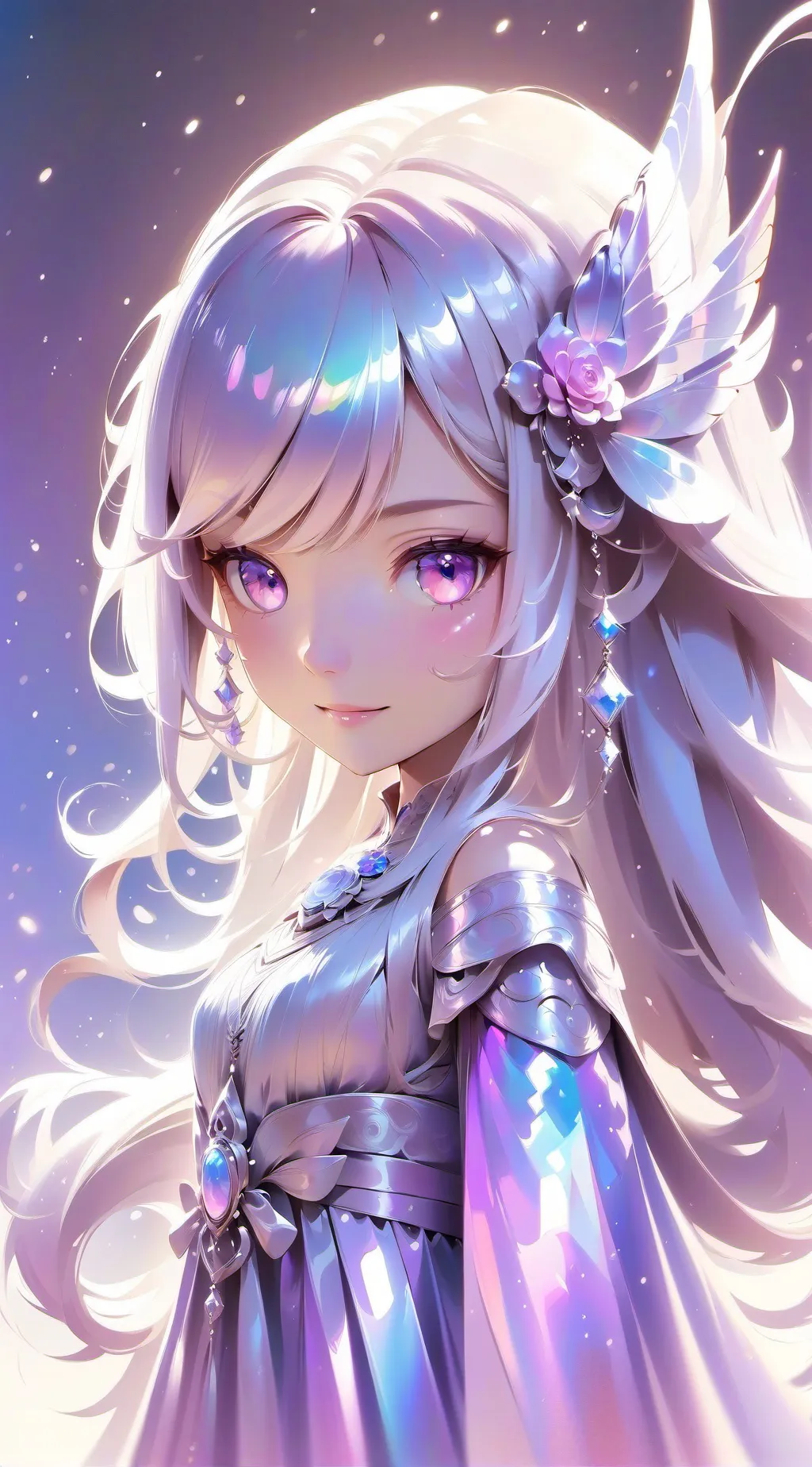ai character: angel background