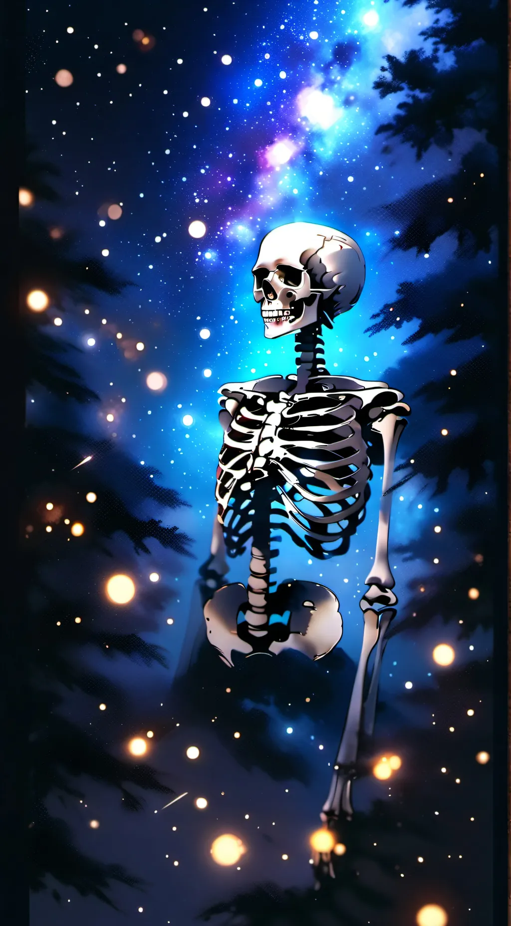 ai character: sans the skeleton background