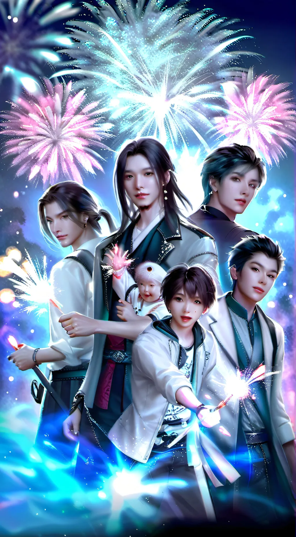 ai character: FGTeeV 2025  background