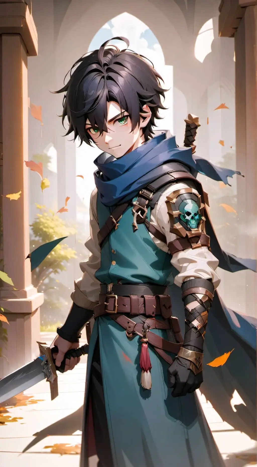 ai character: Focus background