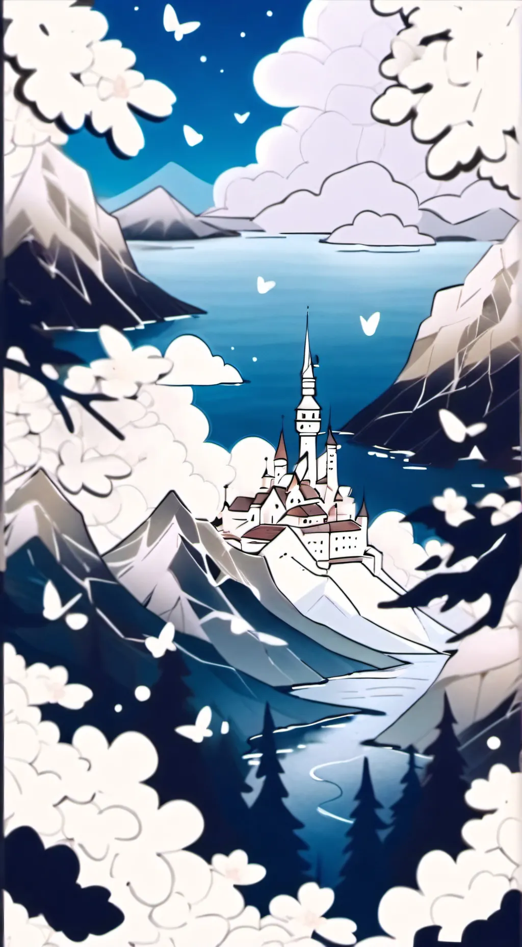 ai character: Wenda and Gray background