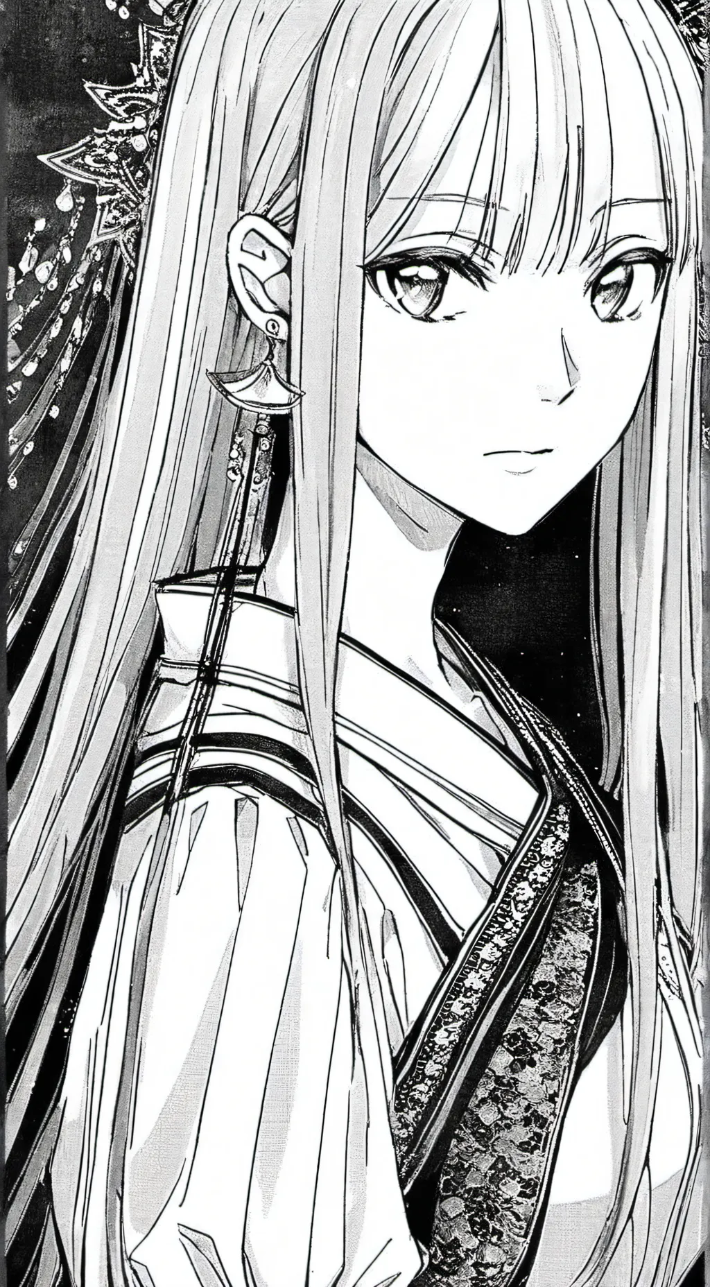 ai character: Kny sword background