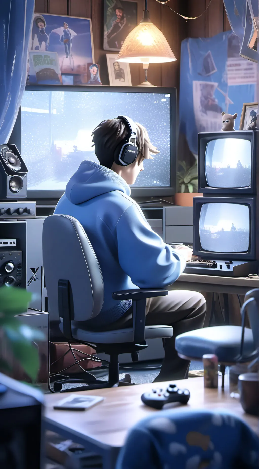 ai character: give me robux background