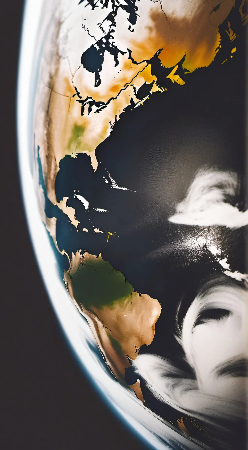 ai character: the earth. background