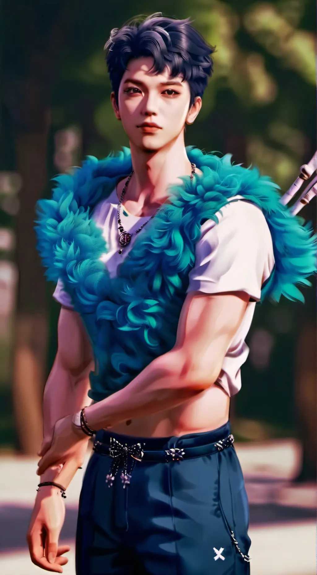 ai character: thanos background