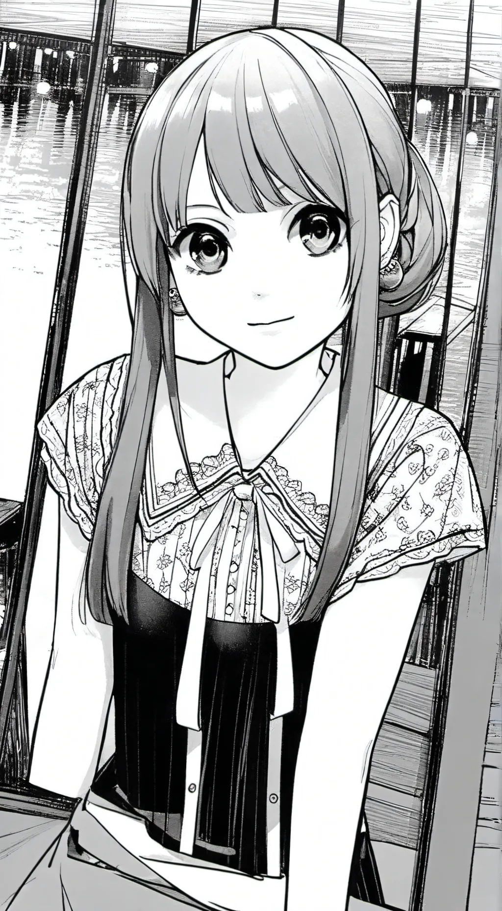 ai character: kny squidgame background