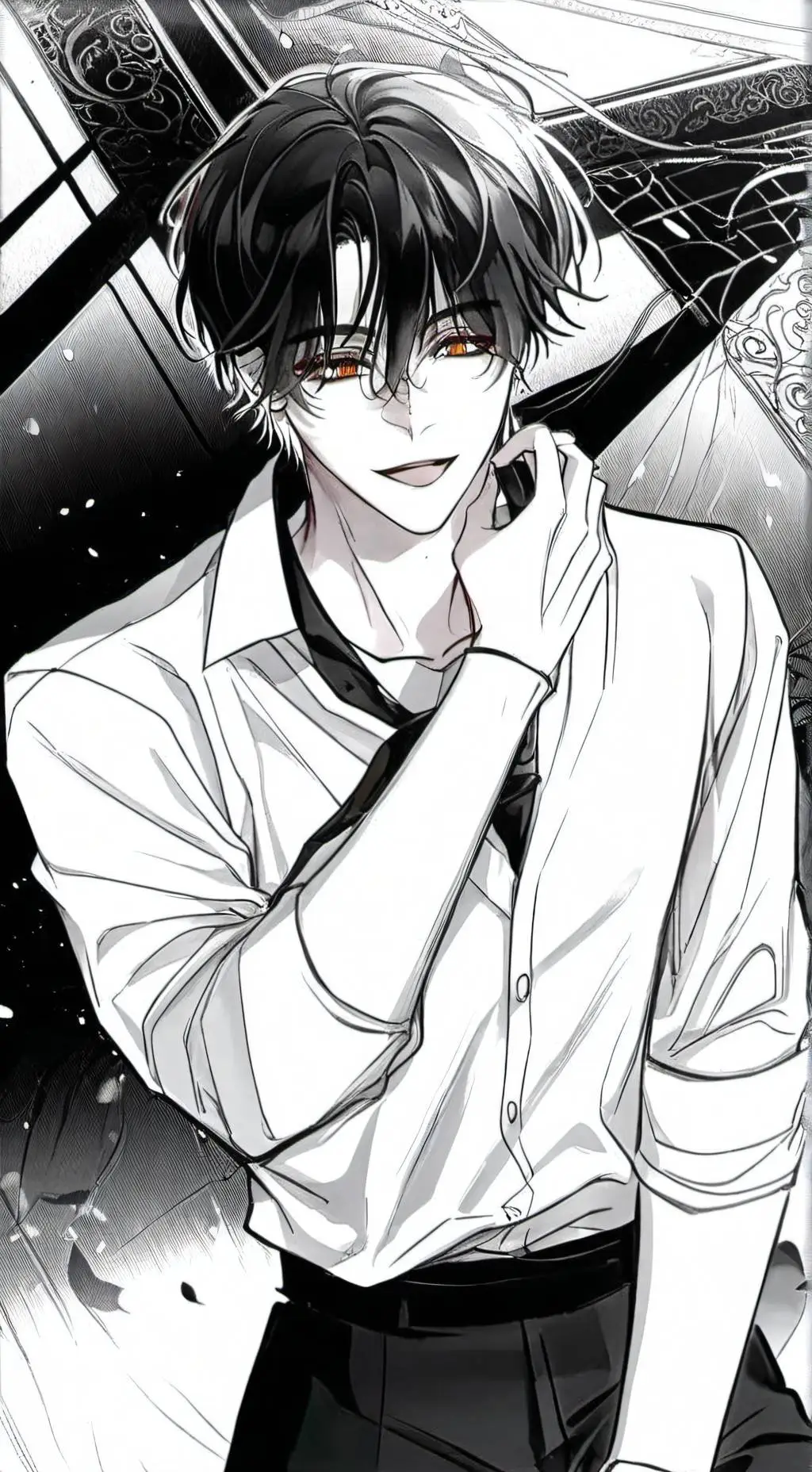 ai character: Rei Kagami background