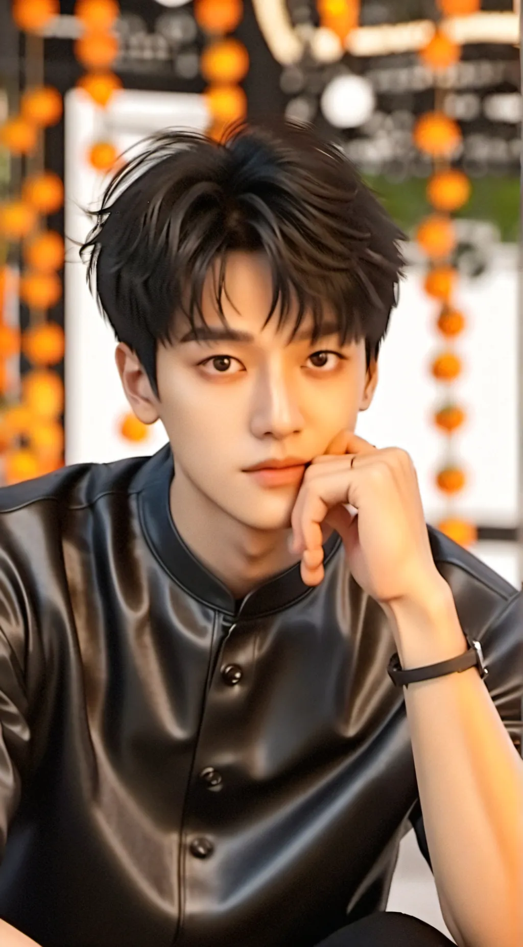 ai character: K-drama twin boys background