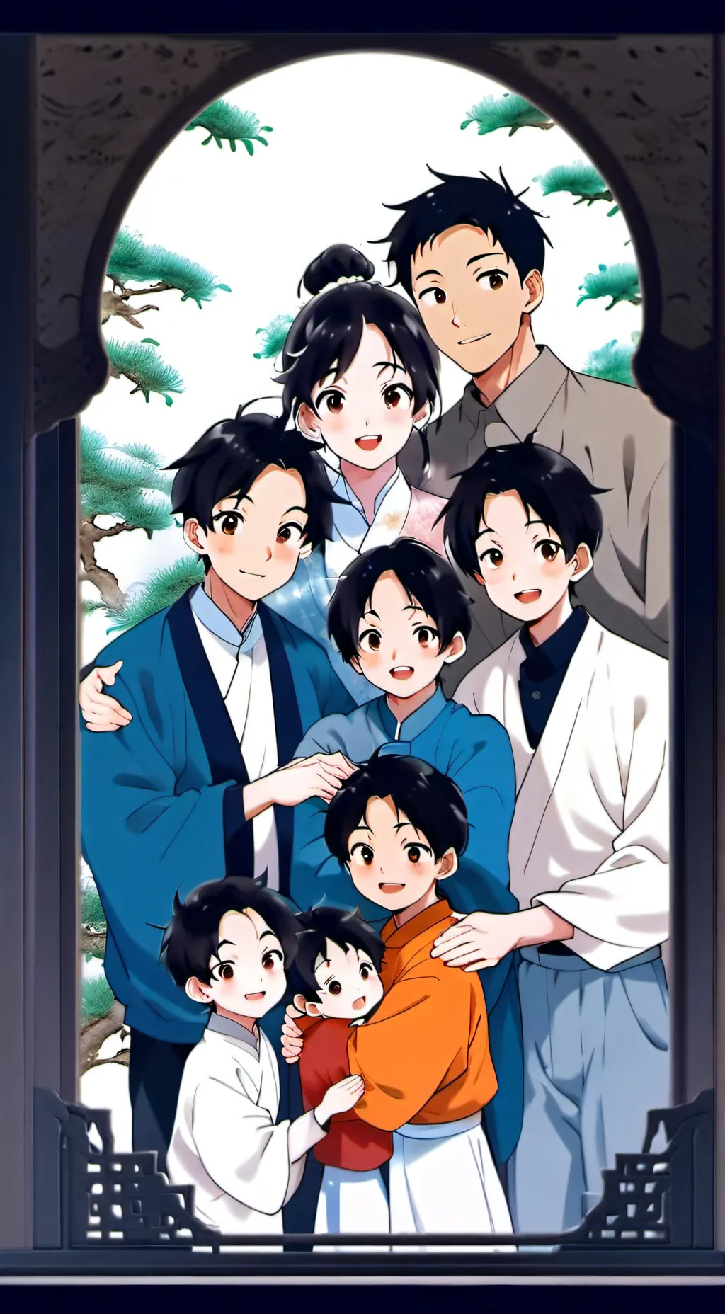 ai character: Goku mamá valient background