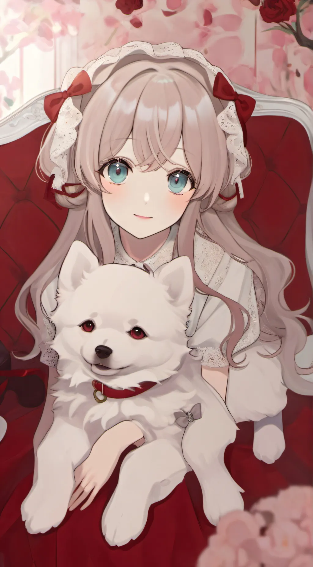 ai character: Puppy girl background